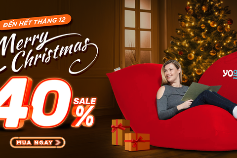 VUI MÙA LỄ HỘI - GHẾ LƯỜI YOGIBO GIẢM ĐẾN 40%