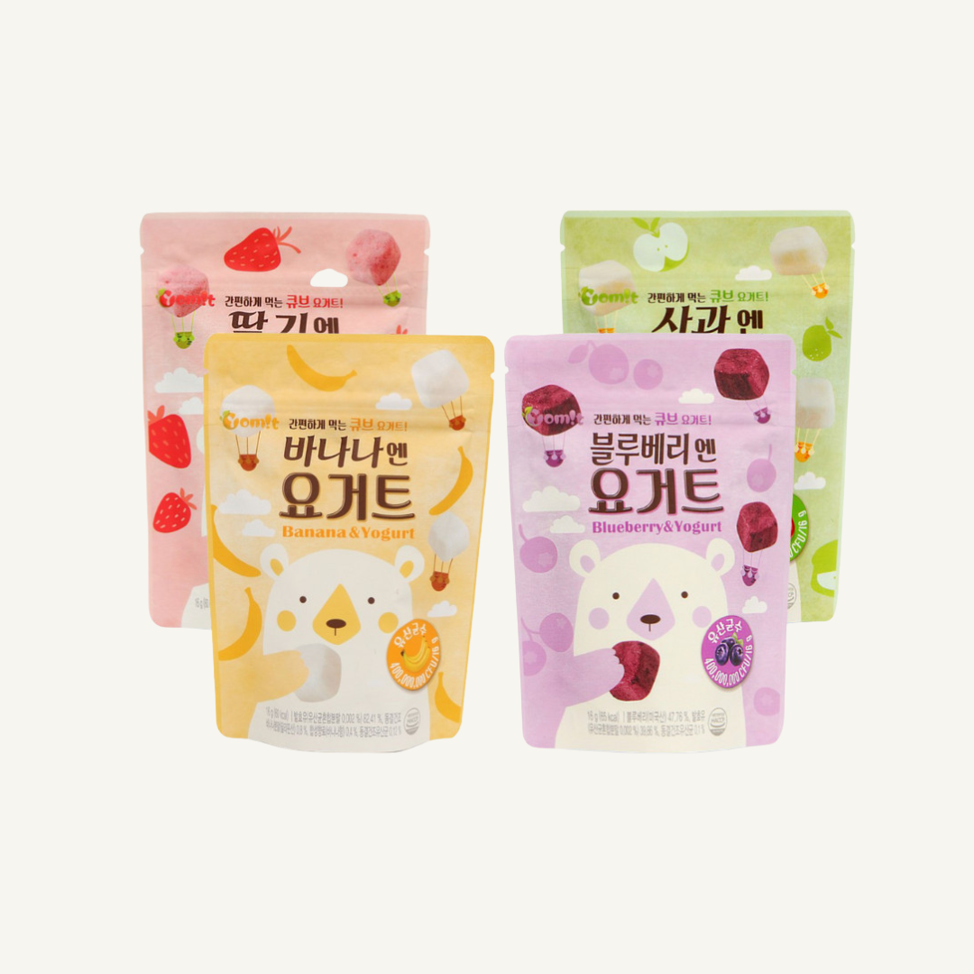 [Bé từ 6 tháng] Sữa chua khô hoa quả sấy lạnh Yomit nhập khẩu Hàn Quốc